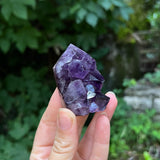 Polished "Grape Jelly" Amethyst & Agate Point