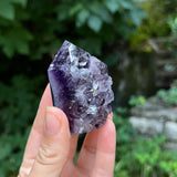 Polished "Grape Jelly" Amethyst & Agate Point