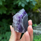 Polished "Grape Jelly" Amethyst & Agate Point