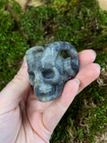 Labradorite Horned Skull