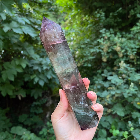 XL Polished Fluorite Tower