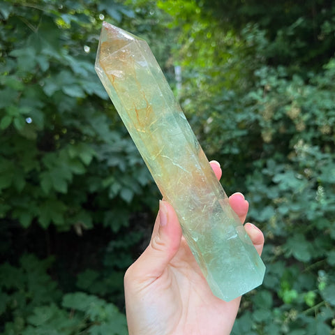 XL Polished Fluorite Tower
