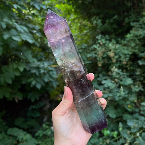 XL Polished Fluorite Tower