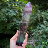 XL Polished Fluorite Tower
