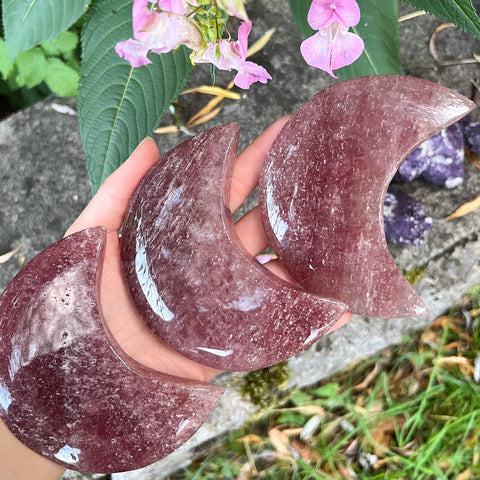 Pink Aventurine Moons