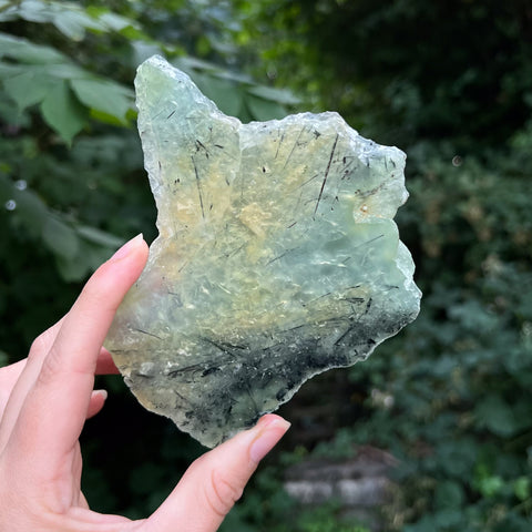 Epidote in Prehnite Slice