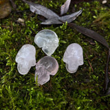 Rose Quartz Skull Beads