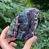 Rainbow Fluorite Slice