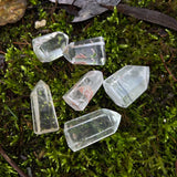 Polished Included Quartz Points
