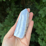 Blue Lace Agate Point