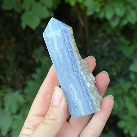 Blue Lace Agate Point