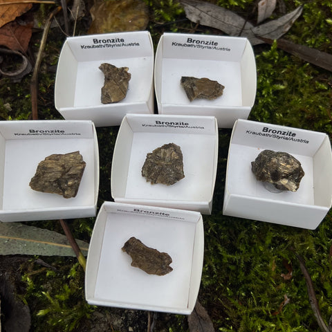 Bronzite Specimens from Austria