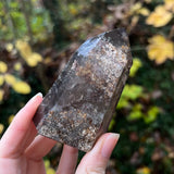 Included Smoky Quartz Polished Point
