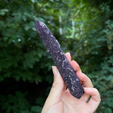 New Find Purple Fluorite Over Candle Quartz Specimen