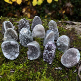 Amethyst Druzy Cut Bases