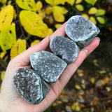 Amethyst Druzy Cut Bases