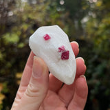 Spinel on Calcite Specimen