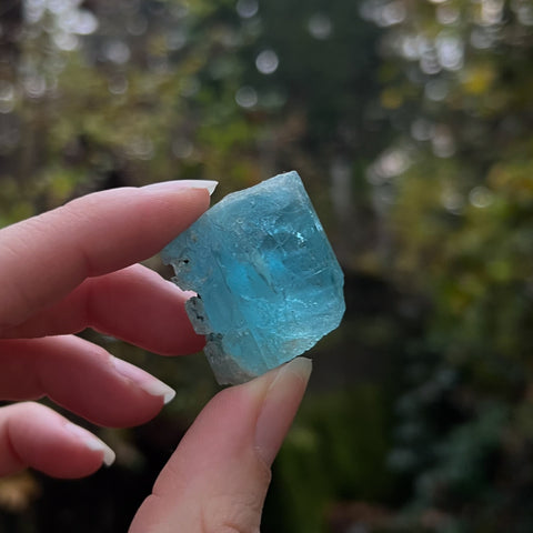 Etched Aquamarine Crystal