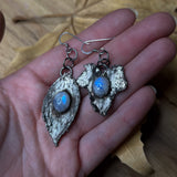 Rainbow Moonstone Earrings
