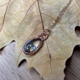 Manifestation Quartz Copper & Rose Gold Necklace