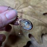 Manifestation Quartz Copper & Rose Gold Necklace