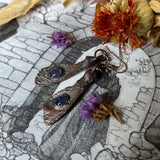 Tanzanite Fairy Wing Earrings