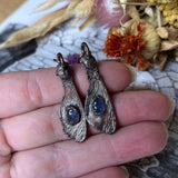 Tanzanite Fairy Wing Earrings