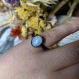 Rainbow Moonstone Ring Size 5.25