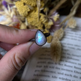 Rainbow Moonstone Ring Size 9