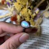 Rainbow Moonstone Ring Size 7.5