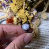 Rainbow Moonstone Ring Size 8.25