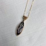 Tourmalinated Quartz Wire Wrapped Necklace