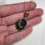 Spectrolite Wire Wrapped Necklace