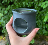 Loose Incense & Resin Burner "Pentacle" Grey Soapstone
