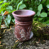 Oil Burner/Diffuser "Sun & Moon" Soapstone