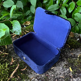 Tarot/Trinket Box "Moon & Stars" Blue Velvet