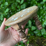 Small Wooden Altar Table "Moon Phases"