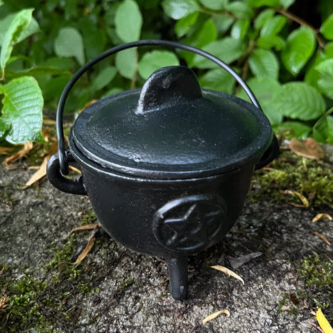 Cast Iron "Pentacle" Cauldron