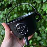 Cast Iron "Pentacle" Cauldron