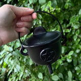 Cast Iron "Pentacle" Cauldron