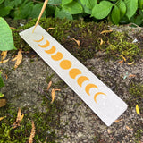 Sandstone "Moon Phases" Incense Holder