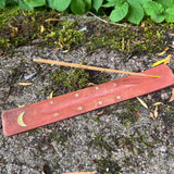 Wooden "Moon" Incense Stick Holder