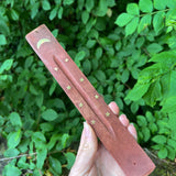 Wooden "Moon" Incense Stick Holder