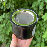 Loose Incense & Resin Burner "Pentacle" Black Soapstone