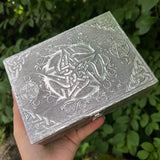 Tarot/Trinket Box "Pentacle" Aluminum