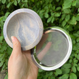 Dual Oil & Incense Burner "Moons & Stars" Soapstone