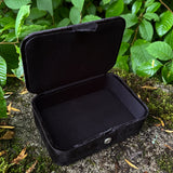 Tarot/Trinket Box "Moon Phases" Black Velvet