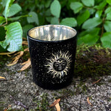 Candle Holder "Moon and Sun" Glass