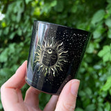 Candle Holder "Moon and Sun" Glass