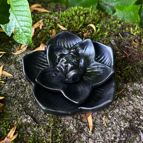 Ceramic Backflow "Lotus" Incense Burner